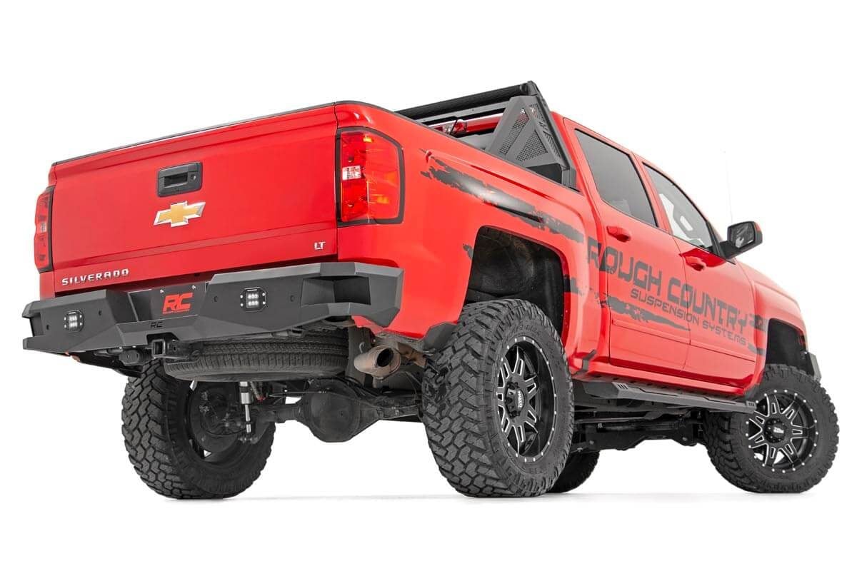 GMC Sierra 1500 Rear Bumper - Rough Country - LED - '07-'18